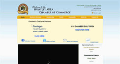 Desktop Screenshot of huntleychamber.org
